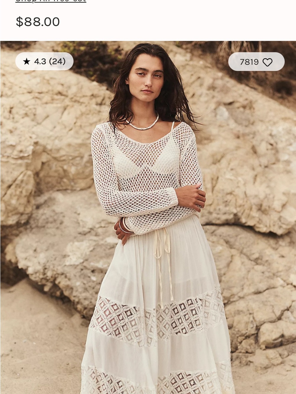 NWT Free People Maxi Skirt
